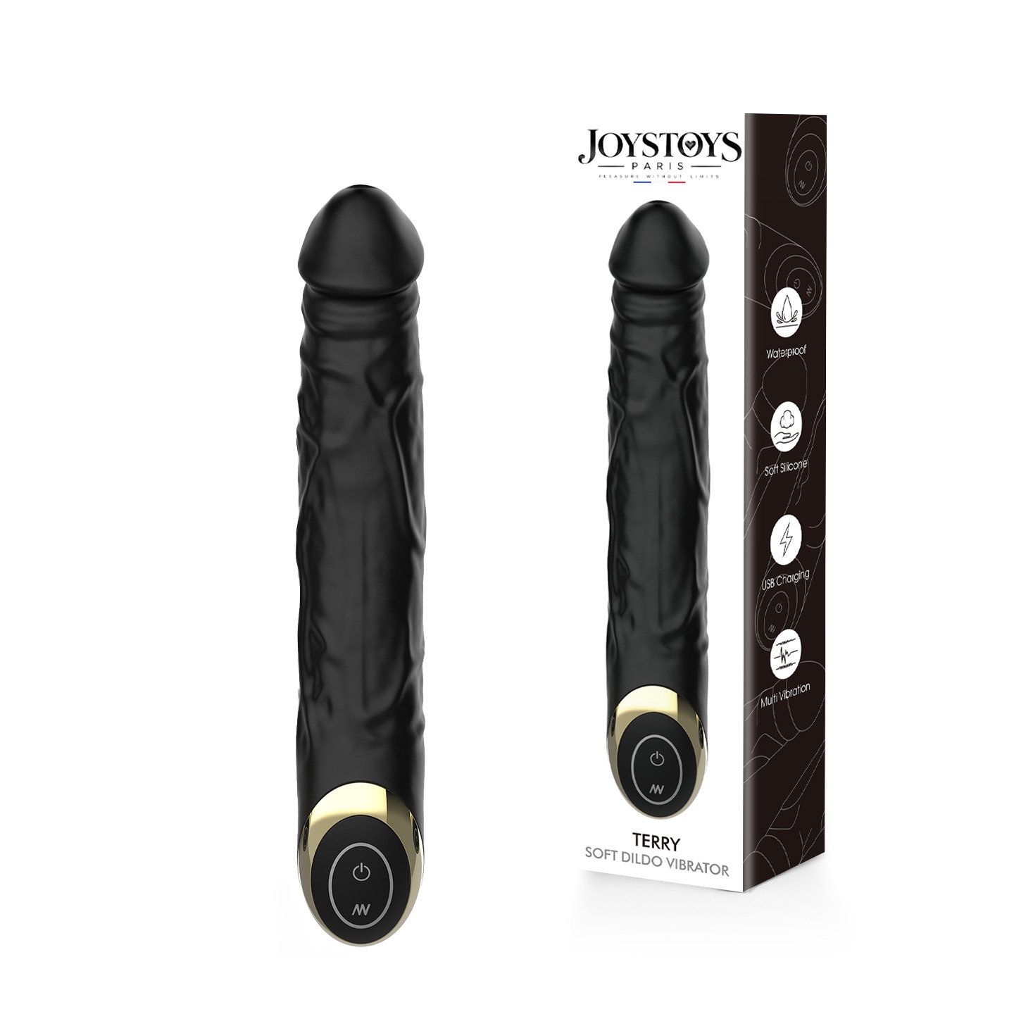 TERRY - Vibrador Realista em Silicone Suave JOYSTOYS PARIS