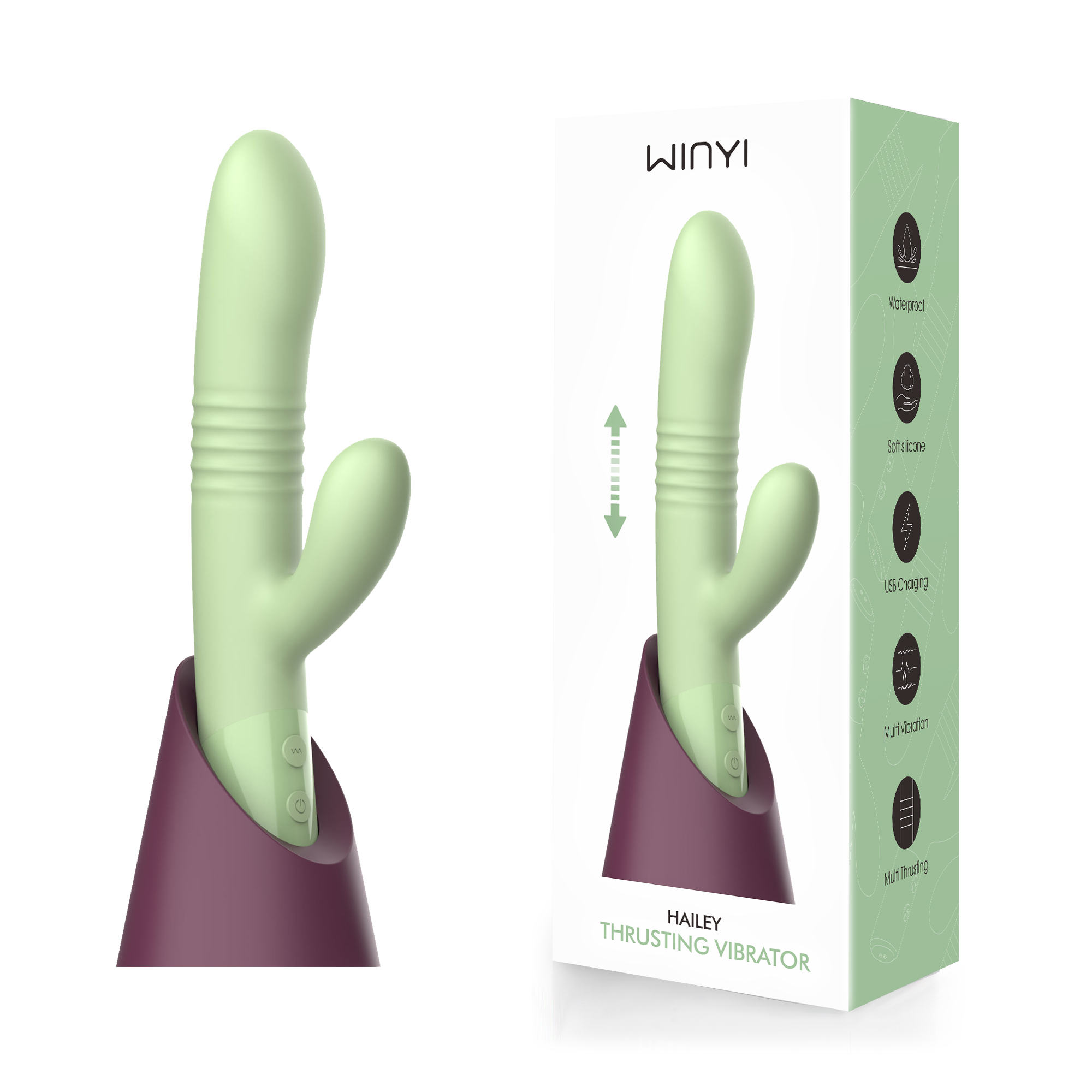Hailey THRUSTING VIBRATOR