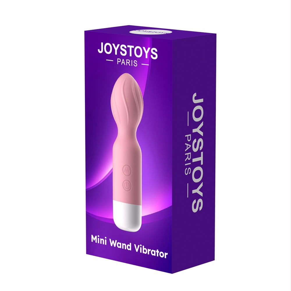 Mini vibromasseur wand rose pâle JOYSTOYS PARIS